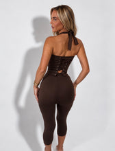 Load image into Gallery viewer, Chocolate Emma 3-Piece Capri Set