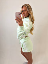 Load image into Gallery viewer, Mint Green Rhea Striped Shorts Co-ord