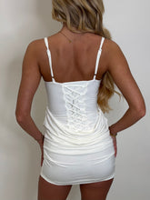 Load image into Gallery viewer, White Samantha Corset Dress