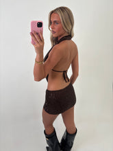 Load image into Gallery viewer, Brown Orla Sequin Starfish Co-Ord