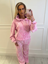 Load image into Gallery viewer, Pink Acid Wash Tiffany Cross Tracksuit