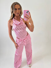 Load image into Gallery viewer, Pink Polka Dot Azaria Co-ord