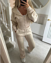 Load image into Gallery viewer, Beige Charlotte Sculpt Co-ord