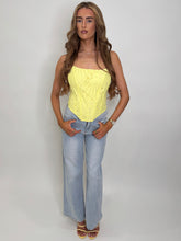Load image into Gallery viewer, Yellow Indie Corset