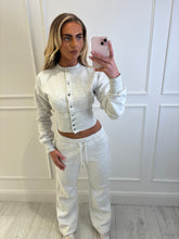 Load image into Gallery viewer, Grey Tory Button Co-ord