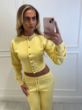 Load image into Gallery viewer, Yellow Tory Button Co-ord