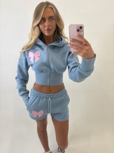 Load image into Gallery viewer, Blue Carmen Bow Co-ord