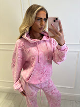 Load image into Gallery viewer, Pink Acid Wash Tiffany Cross Tracksuit
