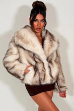 Load image into Gallery viewer, Cream Dolly Faux Fur Coat