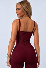 Load image into Gallery viewer, Wine Grace Plunge Bodysuit