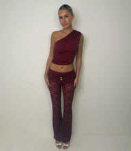 Load image into Gallery viewer, Red Caitlin Lace Co-Ord