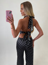 Load image into Gallery viewer, Black Azaria Polka Dot Co-ord