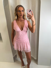 Load image into Gallery viewer, Pink Madeline Lace Dress