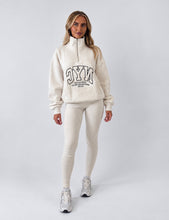 Load image into Gallery viewer, Grey NYC Half Zip Sweatshirt & Leggings Set