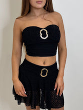 Load image into Gallery viewer, Black Molly Lace Co-ord