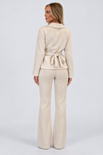 Load image into Gallery viewer, Beige Bailey Sculpted Tracksuit