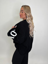 Load image into Gallery viewer, Black Love Oversized Cardigan