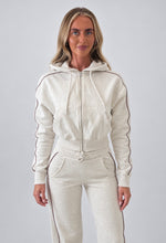 Load image into Gallery viewer, Beige Contrast Pippa Zip-Up Tracksuit