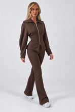 Load image into Gallery viewer, Chocolate Brown Bailey Sculpted Tracksuit