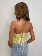 Load image into Gallery viewer, Yellow Indie Corset