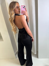 Load image into Gallery viewer, Black Elise Silk Co-ord