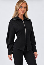 Load image into Gallery viewer, Black Bailey Sculpted Tracksuit