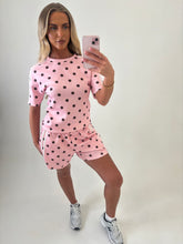Load image into Gallery viewer, Pink Carly Polka Dot Co-ord