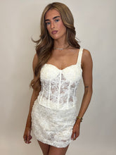 Load image into Gallery viewer, White Lucinda Corset Co-ord
