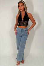 Load image into Gallery viewer, Black Mya Halter-neck Top