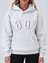 Load image into Gallery viewer, Grey Leah Yoga Hoodie