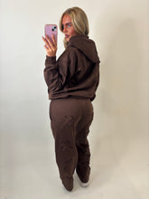Load image into Gallery viewer, Brown Millie Cross Oversized Tracksuit