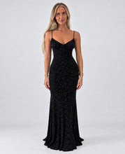 Load image into Gallery viewer, Black Carly Sparkle Bustier Mini Dress