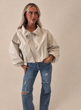 Load image into Gallery viewer, Cream Sandra High-Neck Jacket