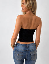 Load image into Gallery viewer, Black Lucia Lace Corset Top