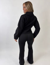 Load image into Gallery viewer, Black Eabha Corset Zip-Up Jacket
