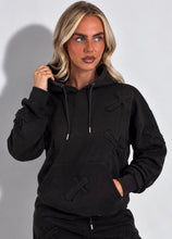 Load image into Gallery viewer, Black Millie Cross Oversized Tracksuit