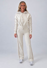 Load image into Gallery viewer, Beige Contrast Pippa Zip-Up Tracksuit