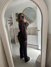 Load image into Gallery viewer, Chocolate Brown Bailey Sculpted Tracksuit