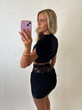 Load image into Gallery viewer, Black Lucy Lace Co-Ord