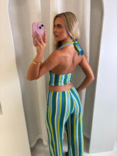 Load image into Gallery viewer, Blue Mona Crochet Co-Ord.