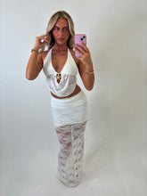 Load image into Gallery viewer, White Joanne Lace Starfish Co-ord
