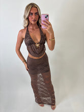 Load image into Gallery viewer, Chocolate Brown Joanne Lace Starfish Co-ord