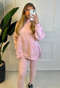 Pink Liberty Oversized Hoodie Co-ord