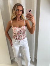 Load image into Gallery viewer, Pink Allison Floral Bodysuit
