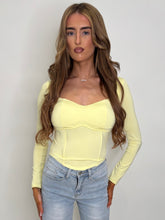 Load image into Gallery viewer, Yellow Zara Long Sleeve Top
