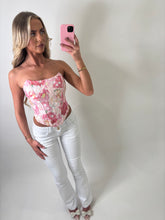 Load image into Gallery viewer, Pink Hazel Floral Corset
