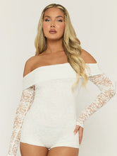 Load image into Gallery viewer, White Stephanie Playsuit
