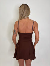 Load image into Gallery viewer, Brown Mia Bow Dress

