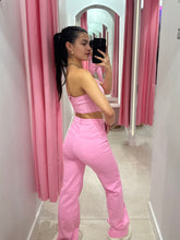 Load image into Gallery viewer, Baby Pink Ashley Denim Co ord

