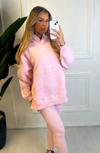 Load image into Gallery viewer, Pink Liberty Oversized Hoodie Co-ord
